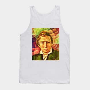 Heinrich Heine Snow Portrait | Heinrich Heine Artwork 15 Tank Top